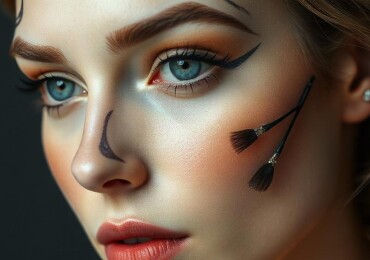 Макияж для кожи с выраженными мимическими линиями: мягкие текстуры и деликатные акценты