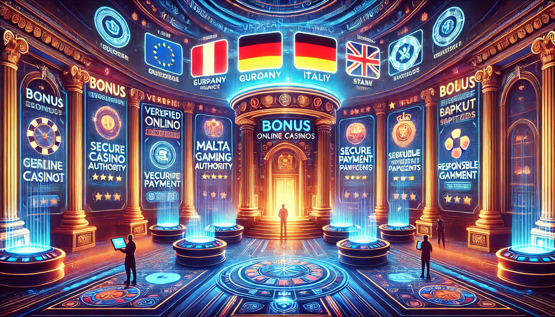 Онлайн казино Европы: подборка лучших проверенных площадок